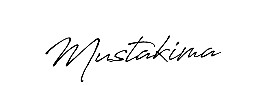 How to make Mustakima signature? Antro_Vectra_Bolder is a professional autograph style. Create handwritten signature for Mustakima name. Mustakima signature style 7 images and pictures png