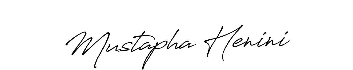 if you are searching for the best signature style for your name Mustapha Henini. so please give up your signature search. here we have designed multiple signature styles  using Antro_Vectra_Bolder. Mustapha Henini signature style 7 images and pictures png