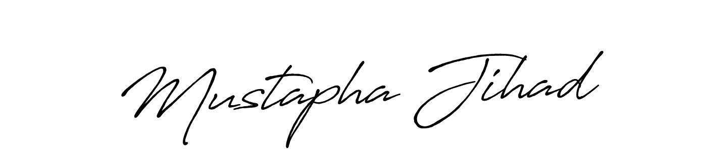 It looks lik you need a new signature style for name Mustapha Jihad. Design unique handwritten (Antro_Vectra_Bolder) signature with our free signature maker in just a few clicks. Mustapha Jihad signature style 7 images and pictures png