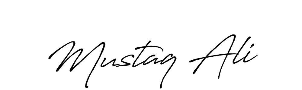 Make a short Mustaq Ali signature style. Manage your documents anywhere anytime using Antro_Vectra_Bolder. Create and add eSignatures, submit forms, share and send files easily. Mustaq Ali signature style 7 images and pictures png