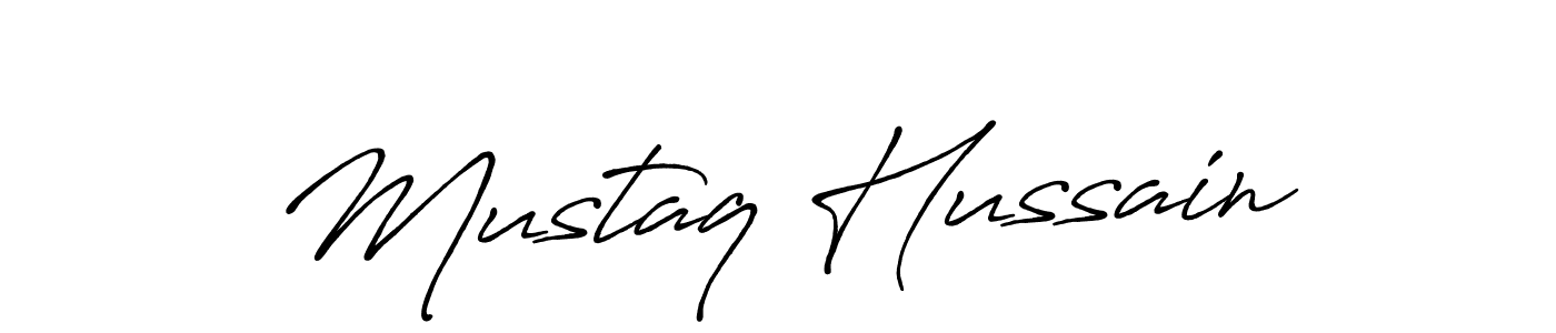 Mustaq Hussain stylish signature style. Best Handwritten Sign (Antro_Vectra_Bolder) for my name. Handwritten Signature Collection Ideas for my name Mustaq Hussain. Mustaq Hussain signature style 7 images and pictures png