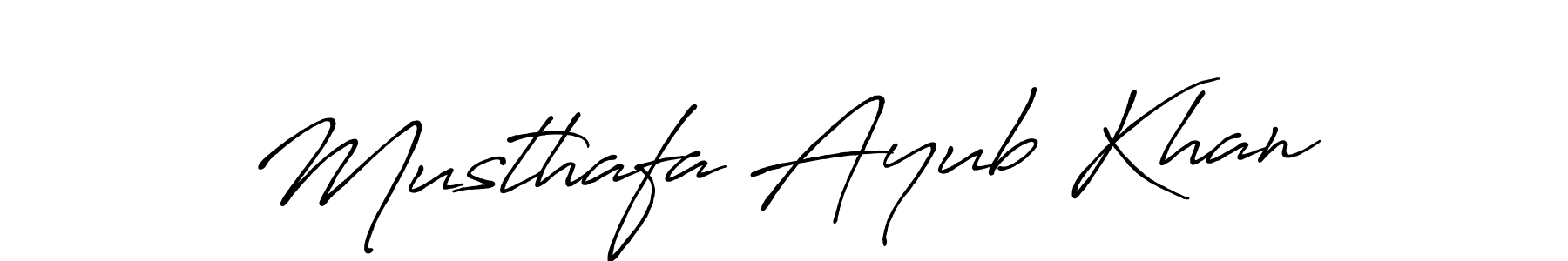 Make a short Musthafa Ayub Khan signature style. Manage your documents anywhere anytime using Antro_Vectra_Bolder. Create and add eSignatures, submit forms, share and send files easily. Musthafa Ayub Khan signature style 7 images and pictures png