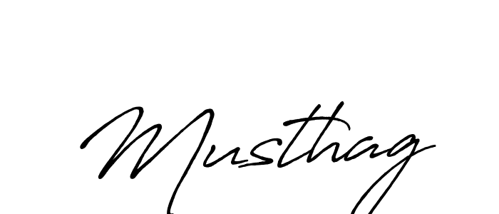 Design your own signature with our free online signature maker. With this signature software, you can create a handwritten (Antro_Vectra_Bolder) signature for name Musthag. Musthag signature style 7 images and pictures png