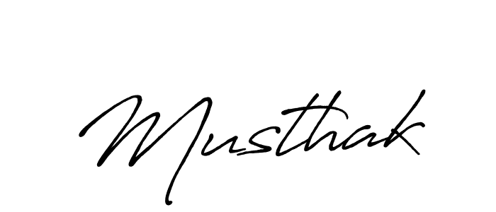 Make a beautiful signature design for name Musthak. With this signature (Antro_Vectra_Bolder) style, you can create a handwritten signature for free. Musthak signature style 7 images and pictures png