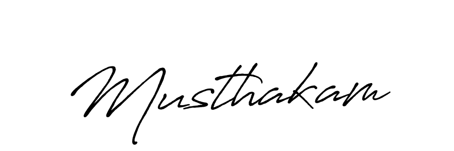 Design your own signature with our free online signature maker. With this signature software, you can create a handwritten (Antro_Vectra_Bolder) signature for name Musthakam. Musthakam signature style 7 images and pictures png