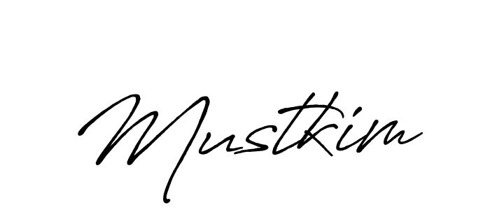 It looks lik you need a new signature style for name Mustkim. Design unique handwritten (Antro_Vectra_Bolder) signature with our free signature maker in just a few clicks. Mustkim signature style 7 images and pictures png