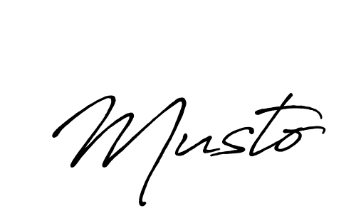 Make a beautiful signature design for name Musto. With this signature (Antro_Vectra_Bolder) style, you can create a handwritten signature for free. Musto signature style 7 images and pictures png