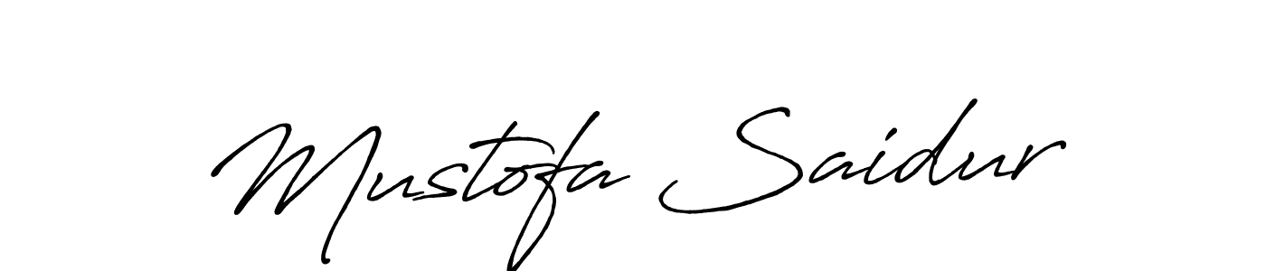 Make a short Mustofa Saidur signature style. Manage your documents anywhere anytime using Antro_Vectra_Bolder. Create and add eSignatures, submit forms, share and send files easily. Mustofa Saidur signature style 7 images and pictures png