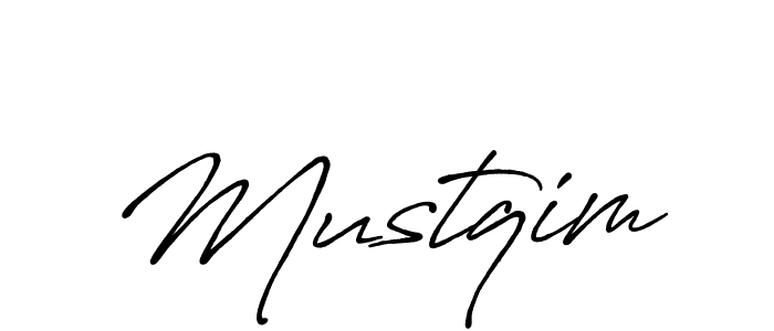 How to make Mustqim name signature. Use Antro_Vectra_Bolder style for creating short signs online. This is the latest handwritten sign. Mustqim signature style 7 images and pictures png