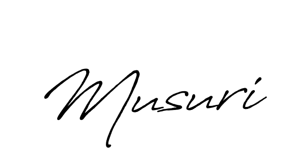 Musuri stylish signature style. Best Handwritten Sign (Antro_Vectra_Bolder) for my name. Handwritten Signature Collection Ideas for my name Musuri. Musuri signature style 7 images and pictures png