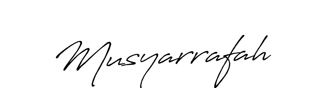 Also we have Musyarrafah name is the best signature style. Create professional handwritten signature collection using Antro_Vectra_Bolder autograph style. Musyarrafah signature style 7 images and pictures png