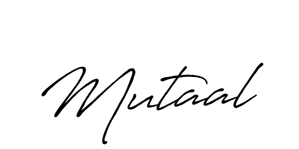 Best and Professional Signature Style for Mutaal. Antro_Vectra_Bolder Best Signature Style Collection. Mutaal signature style 7 images and pictures png