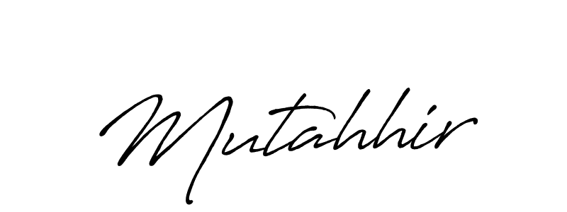 Also You can easily find your signature by using the search form. We will create Mutahhir name handwritten signature images for you free of cost using Antro_Vectra_Bolder sign style. Mutahhir signature style 7 images and pictures png