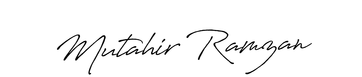 Similarly Antro_Vectra_Bolder is the best handwritten signature design. Signature creator online .You can use it as an online autograph creator for name Mutahir Ramzan. Mutahir Ramzan signature style 7 images and pictures png