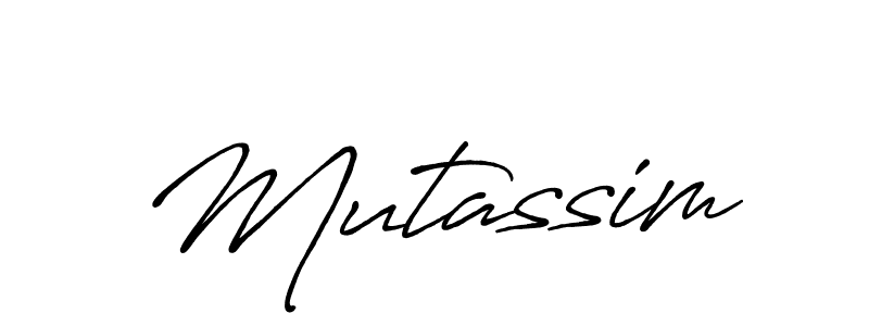 The best way (Antro_Vectra_Bolder) to make a short signature is to pick only two or three words in your name. The name Mutassim include a total of six letters. For converting this name. Mutassim signature style 7 images and pictures png