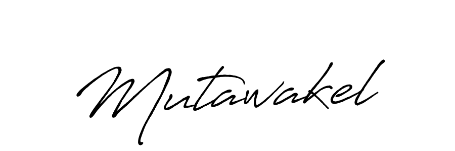 Design your own signature with our free online signature maker. With this signature software, you can create a handwritten (Antro_Vectra_Bolder) signature for name Mutawakel. Mutawakel signature style 7 images and pictures png