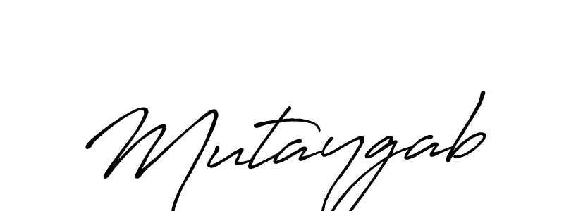 Create a beautiful signature design for name Mutaygab. With this signature (Antro_Vectra_Bolder) fonts, you can make a handwritten signature for free. Mutaygab signature style 7 images and pictures png