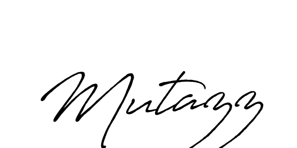 How to make Mutazz signature? Antro_Vectra_Bolder is a professional autograph style. Create handwritten signature for Mutazz name. Mutazz signature style 7 images and pictures png