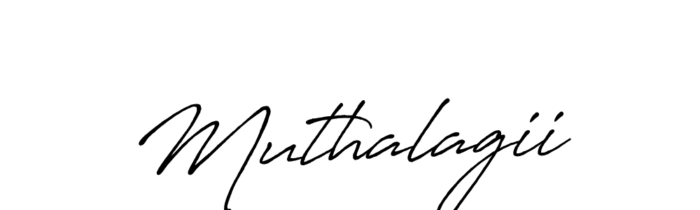 Make a beautiful signature design for name Muthalagii. With this signature (Antro_Vectra_Bolder) style, you can create a handwritten signature for free. Muthalagii signature style 7 images and pictures png