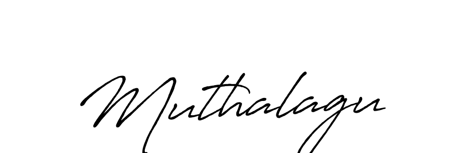 Muthalagu stylish signature style. Best Handwritten Sign (Antro_Vectra_Bolder) for my name. Handwritten Signature Collection Ideas for my name Muthalagu. Muthalagu signature style 7 images and pictures png