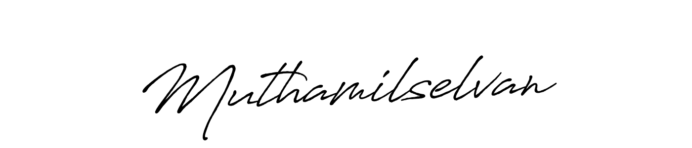Muthamilselvan stylish signature style. Best Handwritten Sign (Antro_Vectra_Bolder) for my name. Handwritten Signature Collection Ideas for my name Muthamilselvan. Muthamilselvan signature style 7 images and pictures png