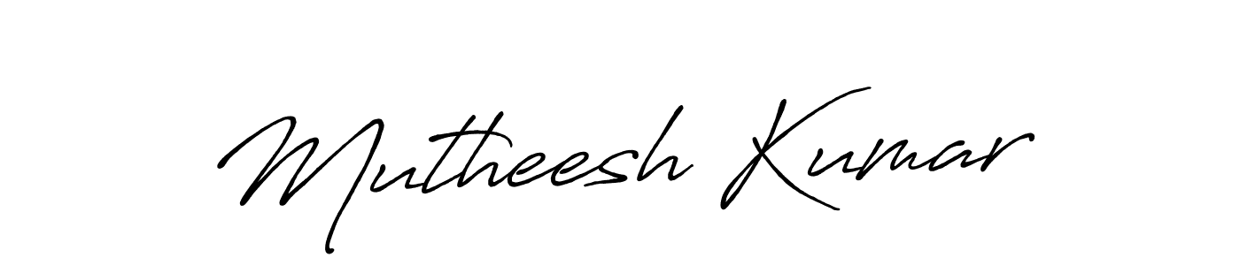 Also You can easily find your signature by using the search form. We will create Mutheesh Kumar name handwritten signature images for you free of cost using Antro_Vectra_Bolder sign style. Mutheesh Kumar signature style 7 images and pictures png