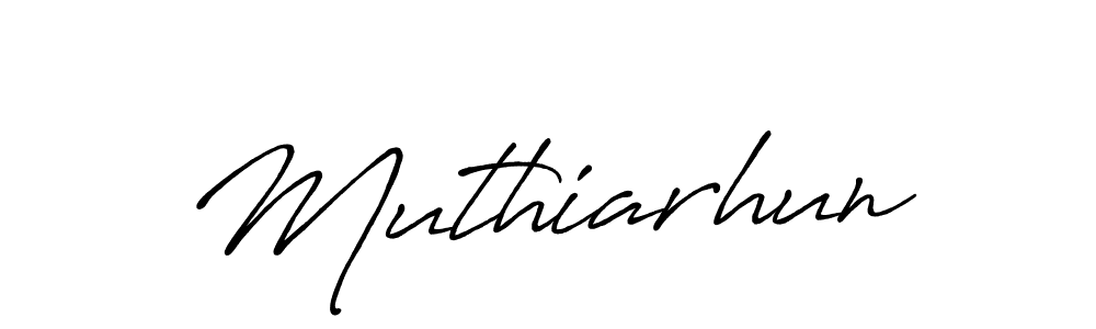 Also You can easily find your signature by using the search form. We will create Muthiarhun name handwritten signature images for you free of cost using Antro_Vectra_Bolder sign style. Muthiarhun signature style 7 images and pictures png