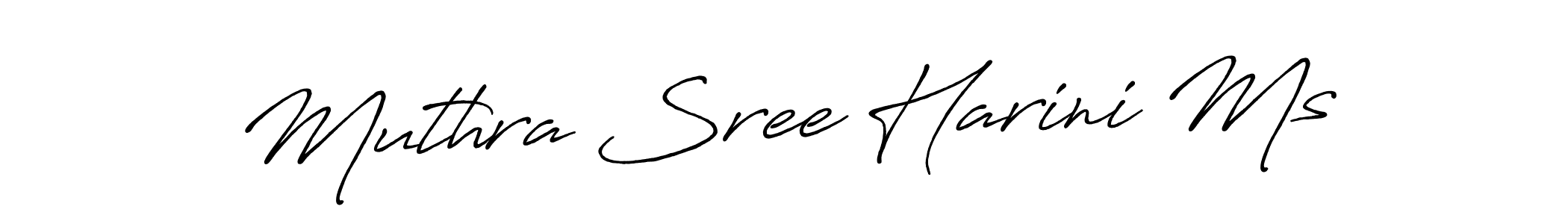 if you are searching for the best signature style for your name Muthra Sree Harini Ms. so please give up your signature search. here we have designed multiple signature styles  using Antro_Vectra_Bolder. Muthra Sree Harini Ms signature style 7 images and pictures png