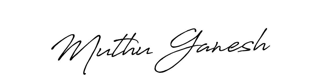 Use a signature maker to create a handwritten signature online. With this signature software, you can design (Antro_Vectra_Bolder) your own signature for name Muthu Ganesh. Muthu Ganesh signature style 7 images and pictures png