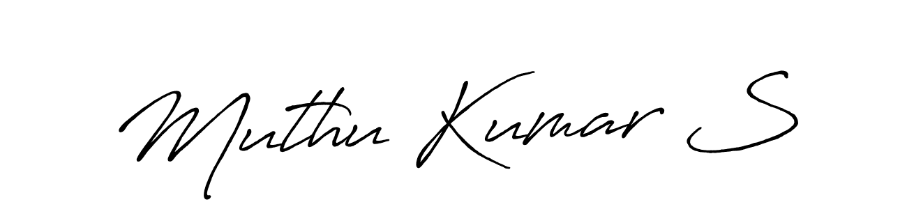 How to Draw Muthu Kumar S signature style? Antro_Vectra_Bolder is a latest design signature styles for name Muthu Kumar S. Muthu Kumar S signature style 7 images and pictures png