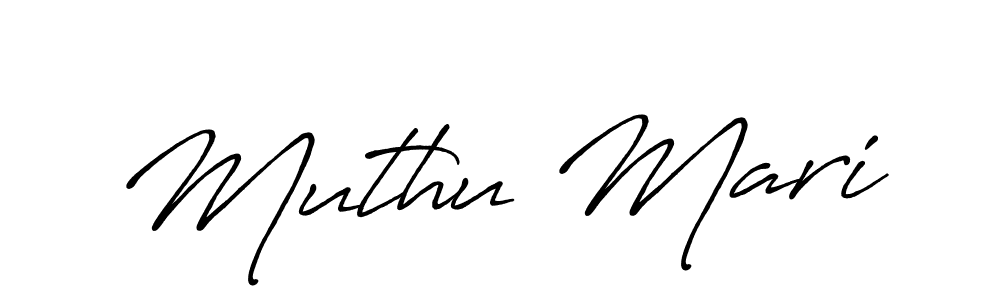 The best way (Antro_Vectra_Bolder) to make a short signature is to pick only two or three words in your name. The name Muthu Mari include a total of six letters. For converting this name. Muthu Mari signature style 7 images and pictures png