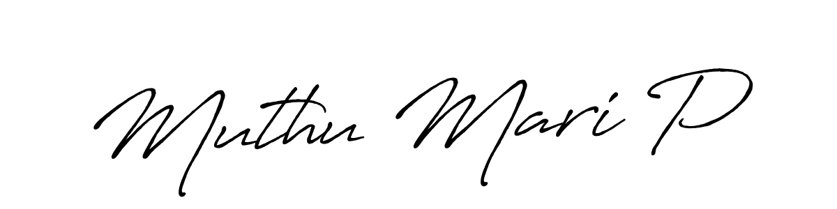 You should practise on your own different ways (Antro_Vectra_Bolder) to write your name (Muthu Mari P) in signature. don't let someone else do it for you. Muthu Mari P signature style 7 images and pictures png