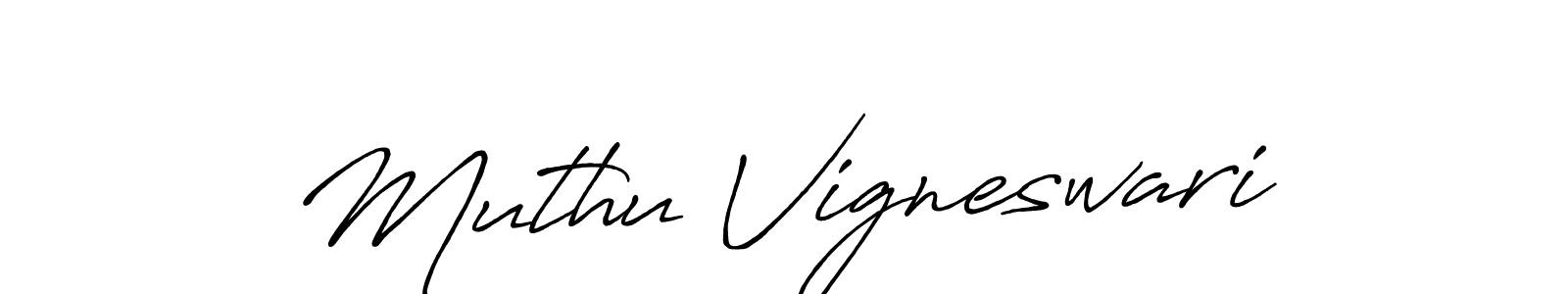 Design your own signature with our free online signature maker. With this signature software, you can create a handwritten (Antro_Vectra_Bolder) signature for name Muthu Vigneswari. Muthu Vigneswari signature style 7 images and pictures png