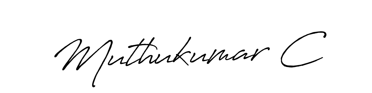 It looks lik you need a new signature style for name Muthukumar C. Design unique handwritten (Antro_Vectra_Bolder) signature with our free signature maker in just a few clicks. Muthukumar C signature style 7 images and pictures png