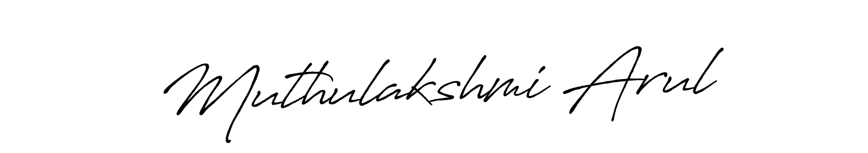 Antro_Vectra_Bolder is a professional signature style that is perfect for those who want to add a touch of class to their signature. It is also a great choice for those who want to make their signature more unique. Get Muthulakshmi Arul name to fancy signature for free. Muthulakshmi Arul signature style 7 images and pictures png