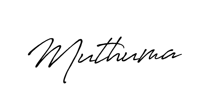 Make a beautiful signature design for name Muthuma. With this signature (Antro_Vectra_Bolder) style, you can create a handwritten signature for free. Muthuma signature style 7 images and pictures png