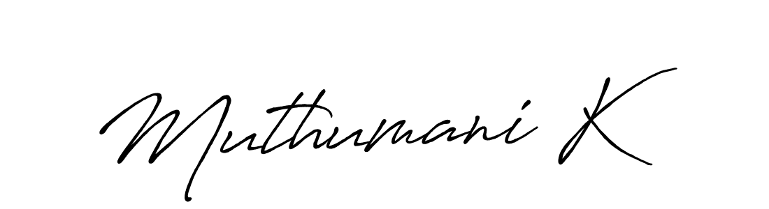 You can use this online signature creator to create a handwritten signature for the name Muthumani K. This is the best online autograph maker. Muthumani K signature style 7 images and pictures png