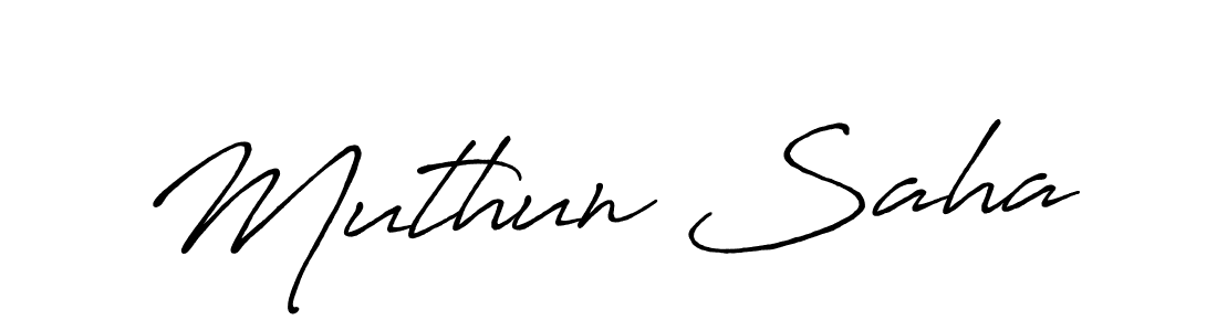 You should practise on your own different ways (Antro_Vectra_Bolder) to write your name (Muthun Saha) in signature. don't let someone else do it for you. Muthun Saha signature style 7 images and pictures png