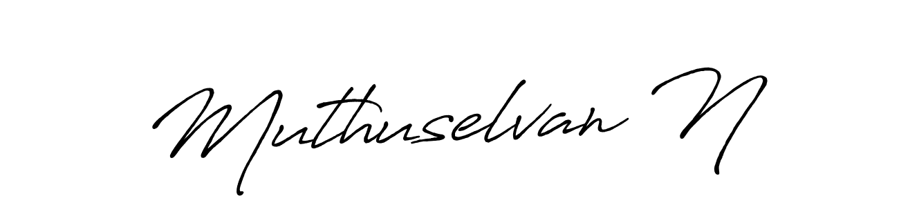 You can use this online signature creator to create a handwritten signature for the name Muthuselvan N. This is the best online autograph maker. Muthuselvan N signature style 7 images and pictures png
