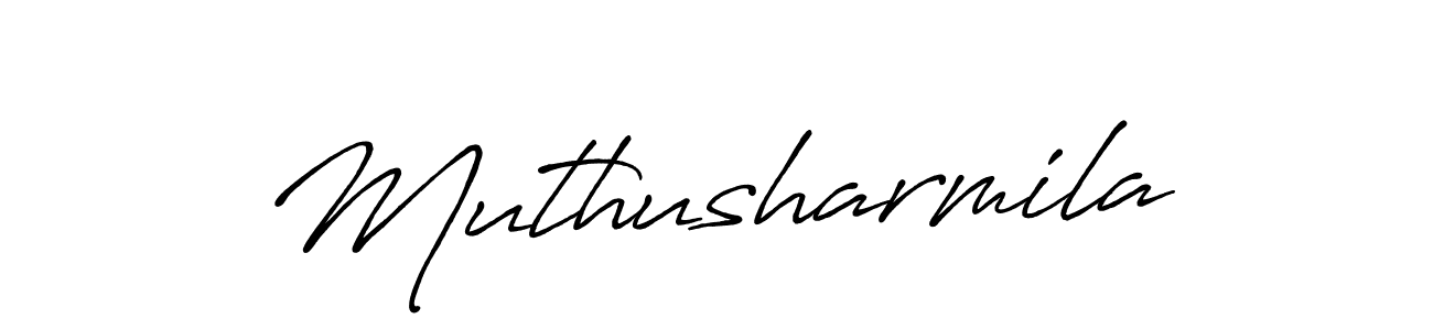 Also we have Muthusharmila name is the best signature style. Create professional handwritten signature collection using Antro_Vectra_Bolder autograph style. Muthusharmila signature style 7 images and pictures png