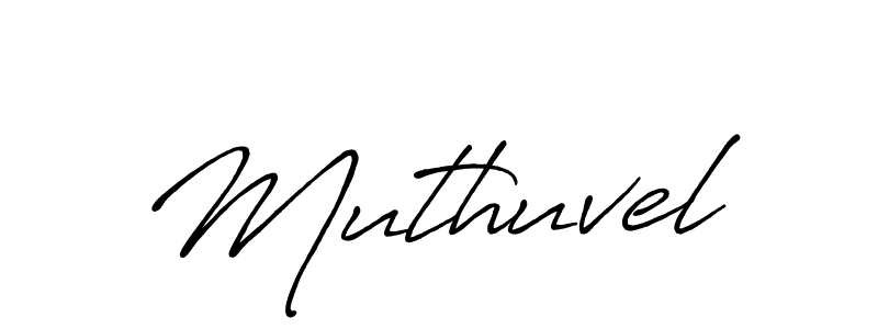 Create a beautiful signature design for name Muthuvel. With this signature (Antro_Vectra_Bolder) fonts, you can make a handwritten signature for free. Muthuvel signature style 7 images and pictures png