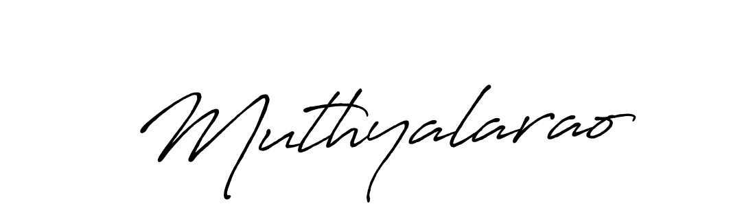 Make a beautiful signature design for name Muthyalarao. With this signature (Antro_Vectra_Bolder) style, you can create a handwritten signature for free. Muthyalarao signature style 7 images and pictures png
