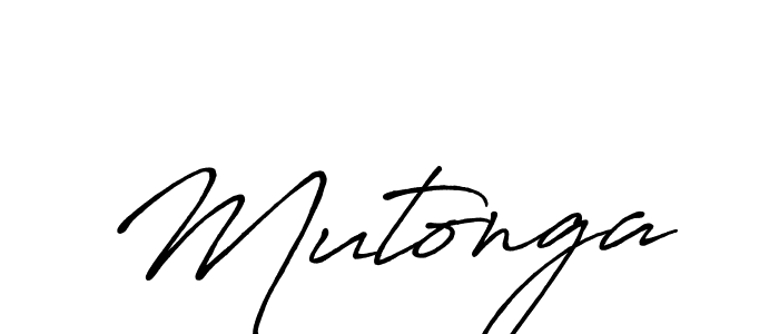 Design your own signature with our free online signature maker. With this signature software, you can create a handwritten (Antro_Vectra_Bolder) signature for name Mutonga. Mutonga signature style 7 images and pictures png