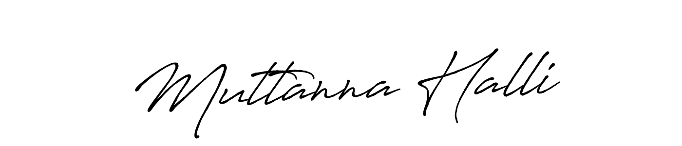 Also we have Muttanna Halli name is the best signature style. Create professional handwritten signature collection using Antro_Vectra_Bolder autograph style. Muttanna Halli signature style 7 images and pictures png