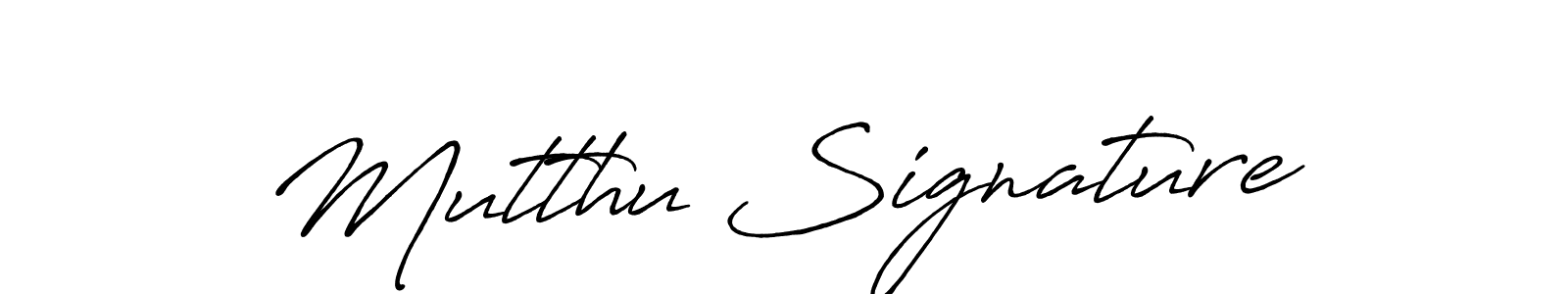 Mutthu Signature stylish signature style. Best Handwritten Sign (Antro_Vectra_Bolder) for my name. Handwritten Signature Collection Ideas for my name Mutthu Signature. Mutthu Signature signature style 7 images and pictures png