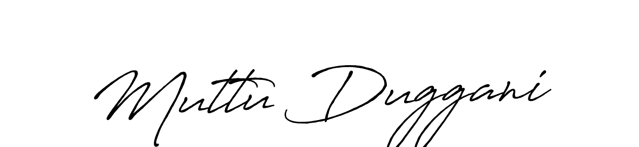 The best way (Antro_Vectra_Bolder) to make a short signature is to pick only two or three words in your name. The name Muttu Duggani include a total of six letters. For converting this name. Muttu Duggani signature style 7 images and pictures png