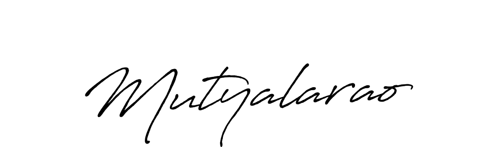 Once you've used our free online signature maker to create your best signature Antro_Vectra_Bolder style, it's time to enjoy all of the benefits that Mutyalarao name signing documents. Mutyalarao signature style 7 images and pictures png