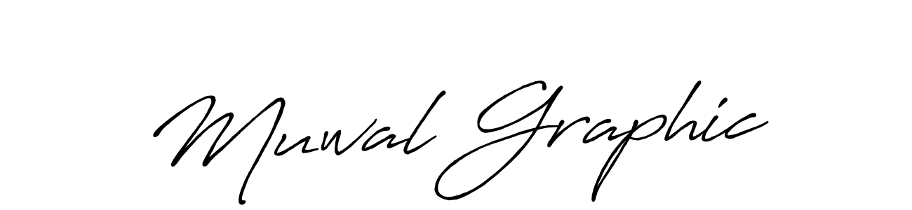 The best way (Antro_Vectra_Bolder) to make a short signature is to pick only two or three words in your name. The name Muwal Graphic include a total of six letters. For converting this name. Muwal Graphic signature style 7 images and pictures png