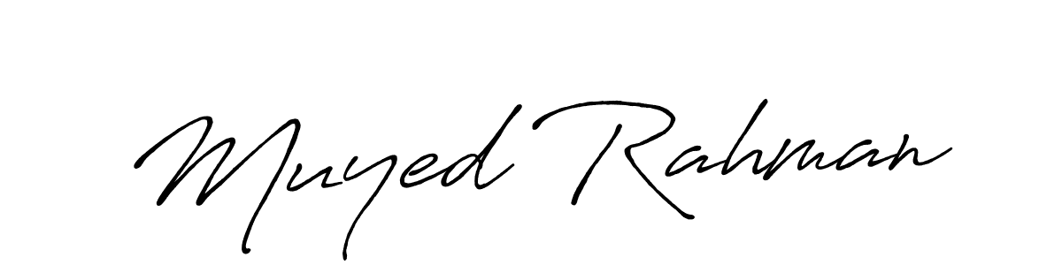 Muyed Rahman stylish signature style. Best Handwritten Sign (Antro_Vectra_Bolder) for my name. Handwritten Signature Collection Ideas for my name Muyed Rahman. Muyed Rahman signature style 7 images and pictures png