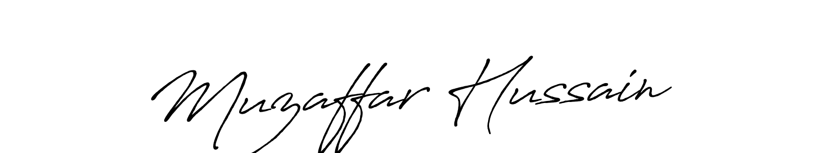 Also we have Muzaffar Hussain name is the best signature style. Create professional handwritten signature collection using Antro_Vectra_Bolder autograph style. Muzaffar Hussain signature style 7 images and pictures png